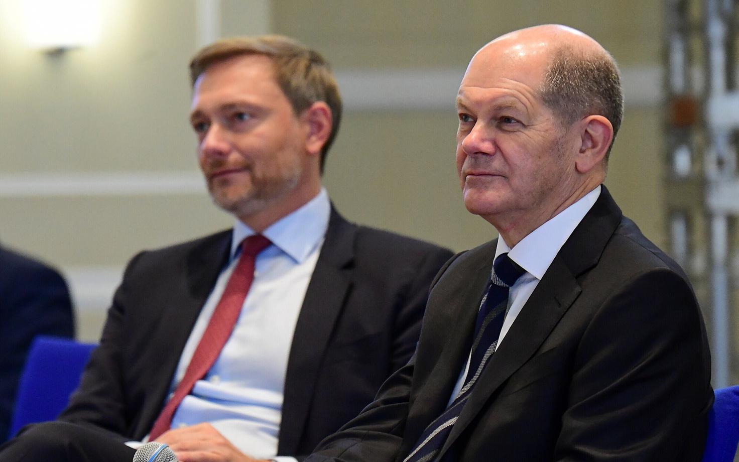 Christian Lindner ja Olaf Scholz.