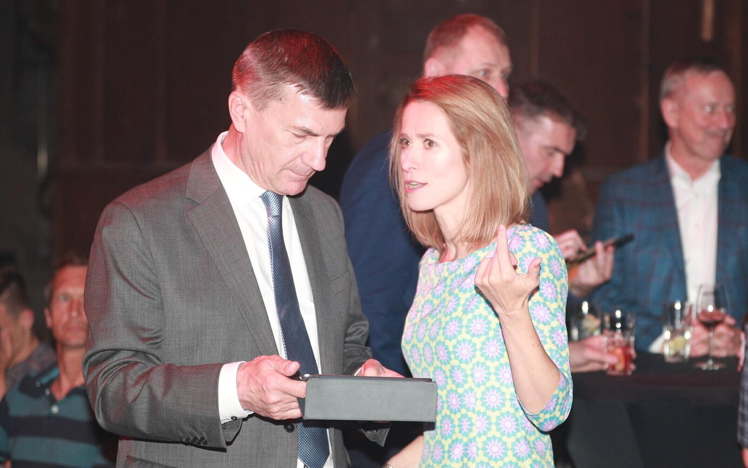 Aндрус Ансип и Кая Каллас.