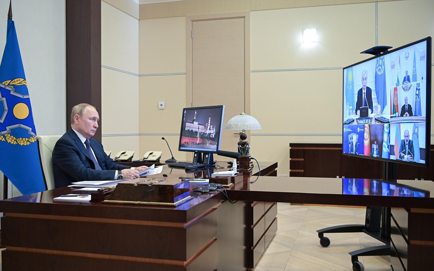 Vladimir Putin ODKB virtuaalkohtumisel