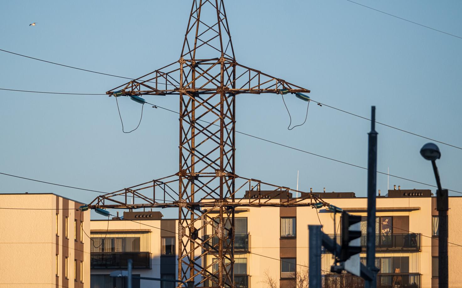 Линия электропередачи.