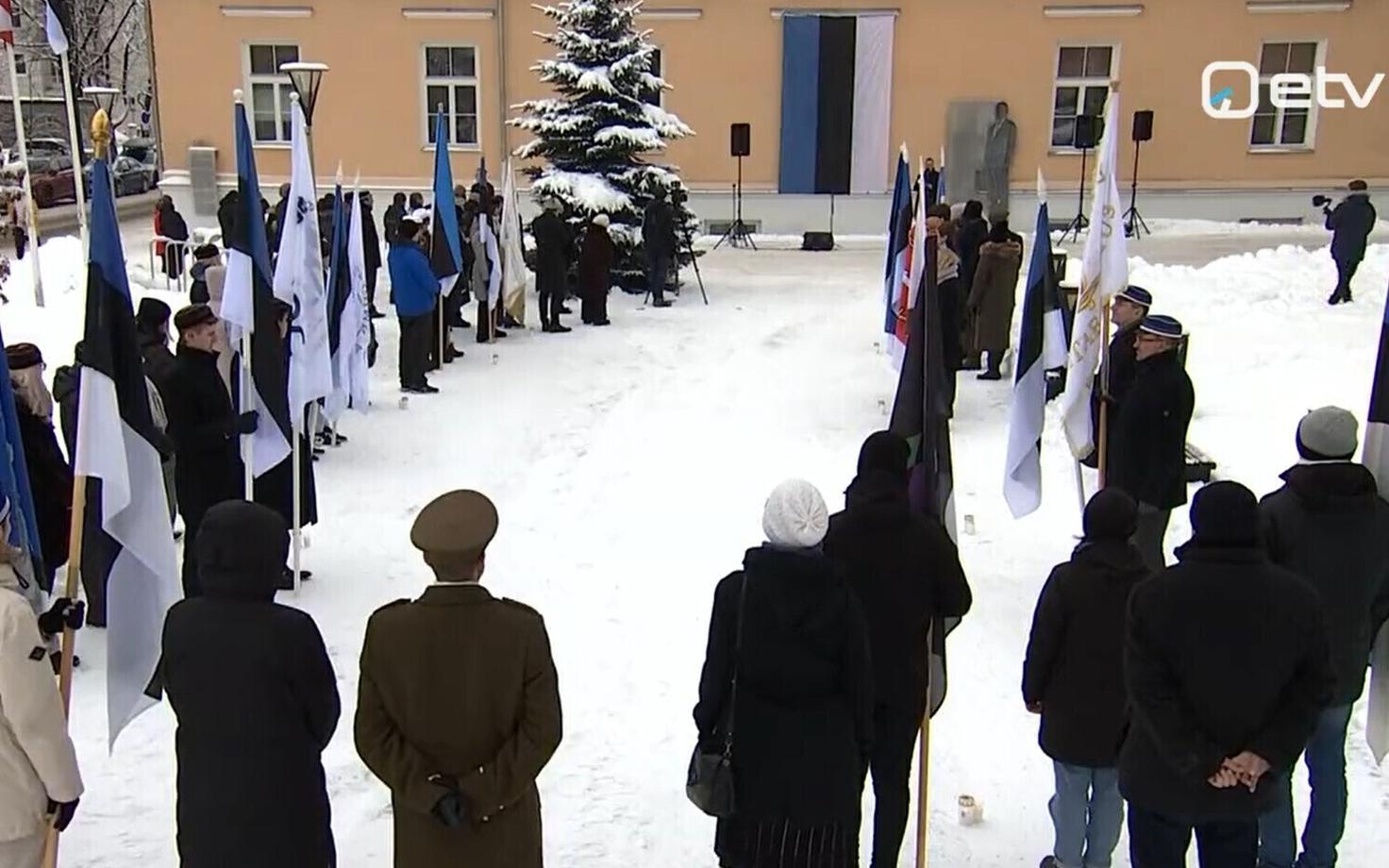 Tartu rahu aastapäeva tähistamine Tartus.