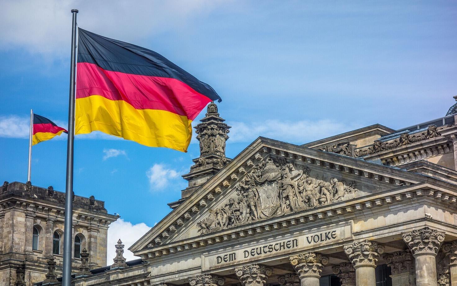 Флаг Германии. Иллюстративное фото.