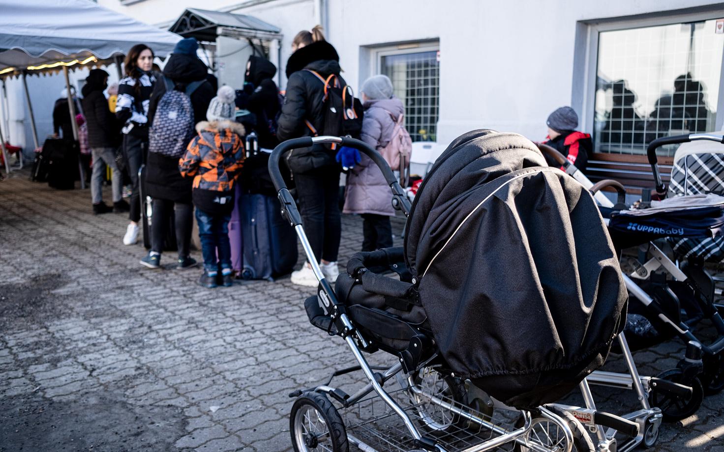 Sõjapõgenike vastuvõtukeskus Tallinnas Niine tänaval