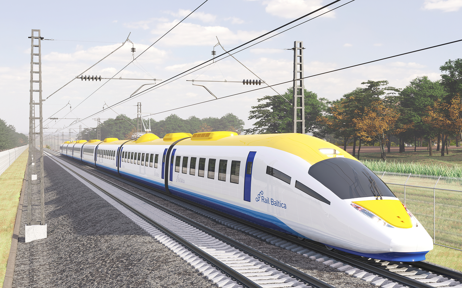 Поезд Rail Baltic.