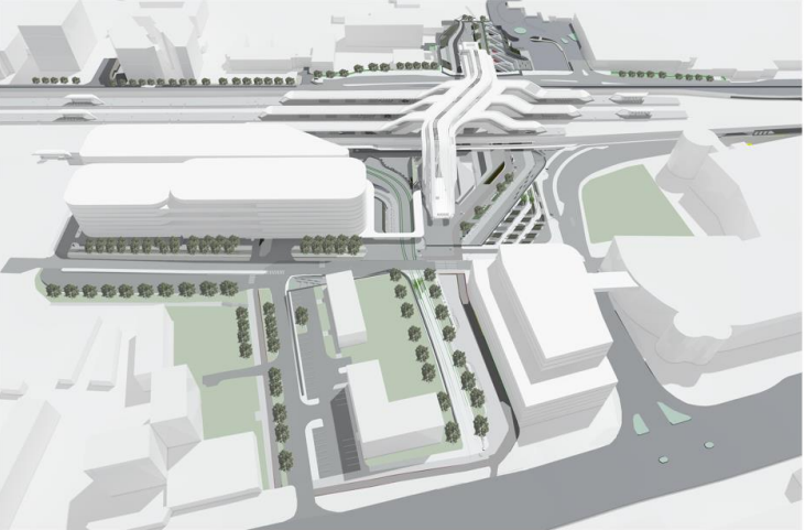 Ülemiste passenger terminal detailed plan.
