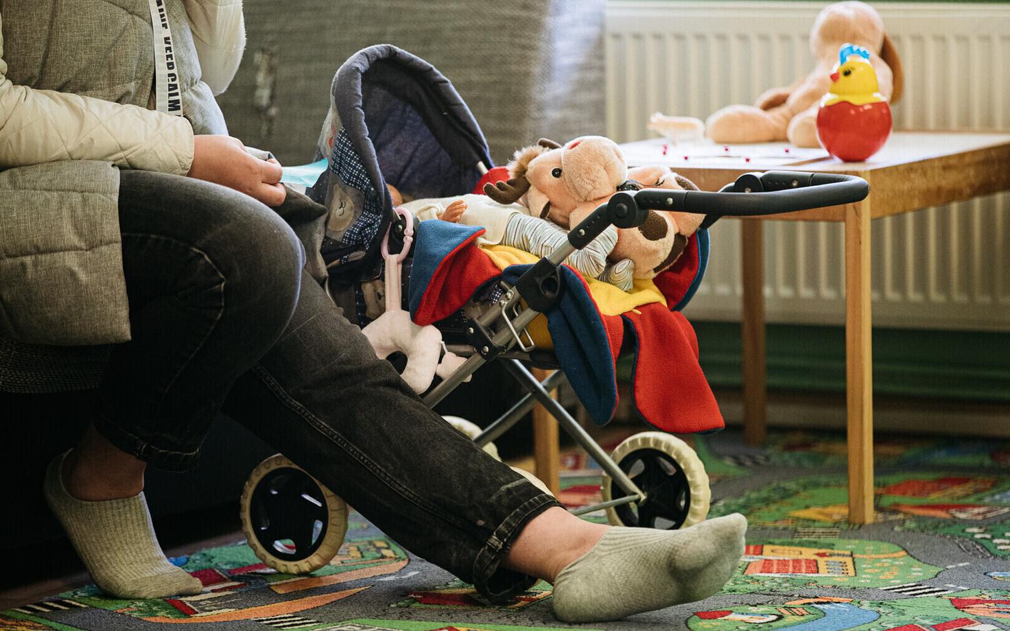 Регистрация украинских беженцев в Таллинне.