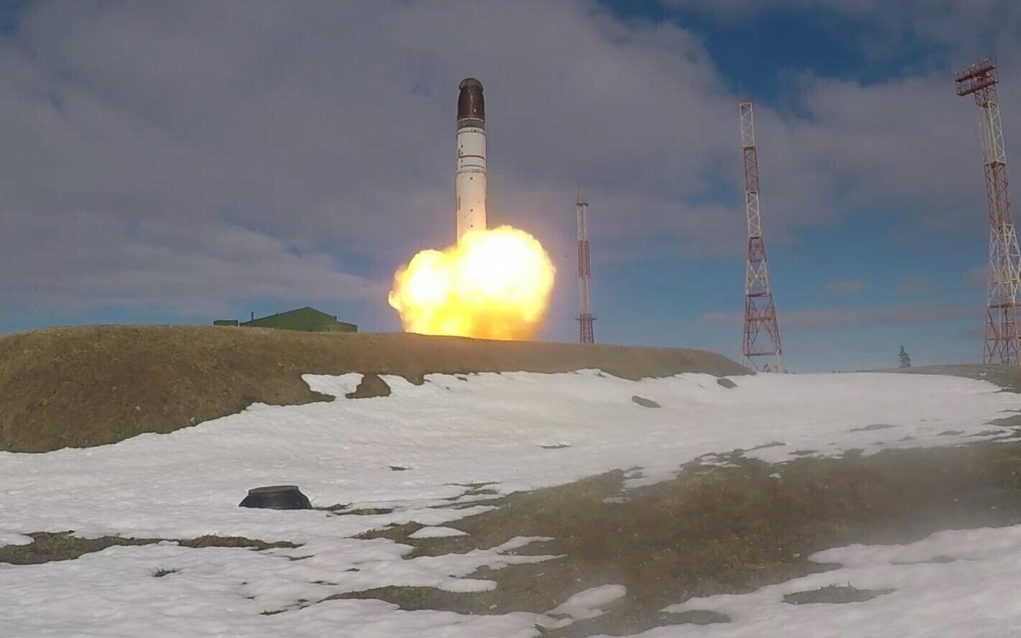 Испытание российской ракеты