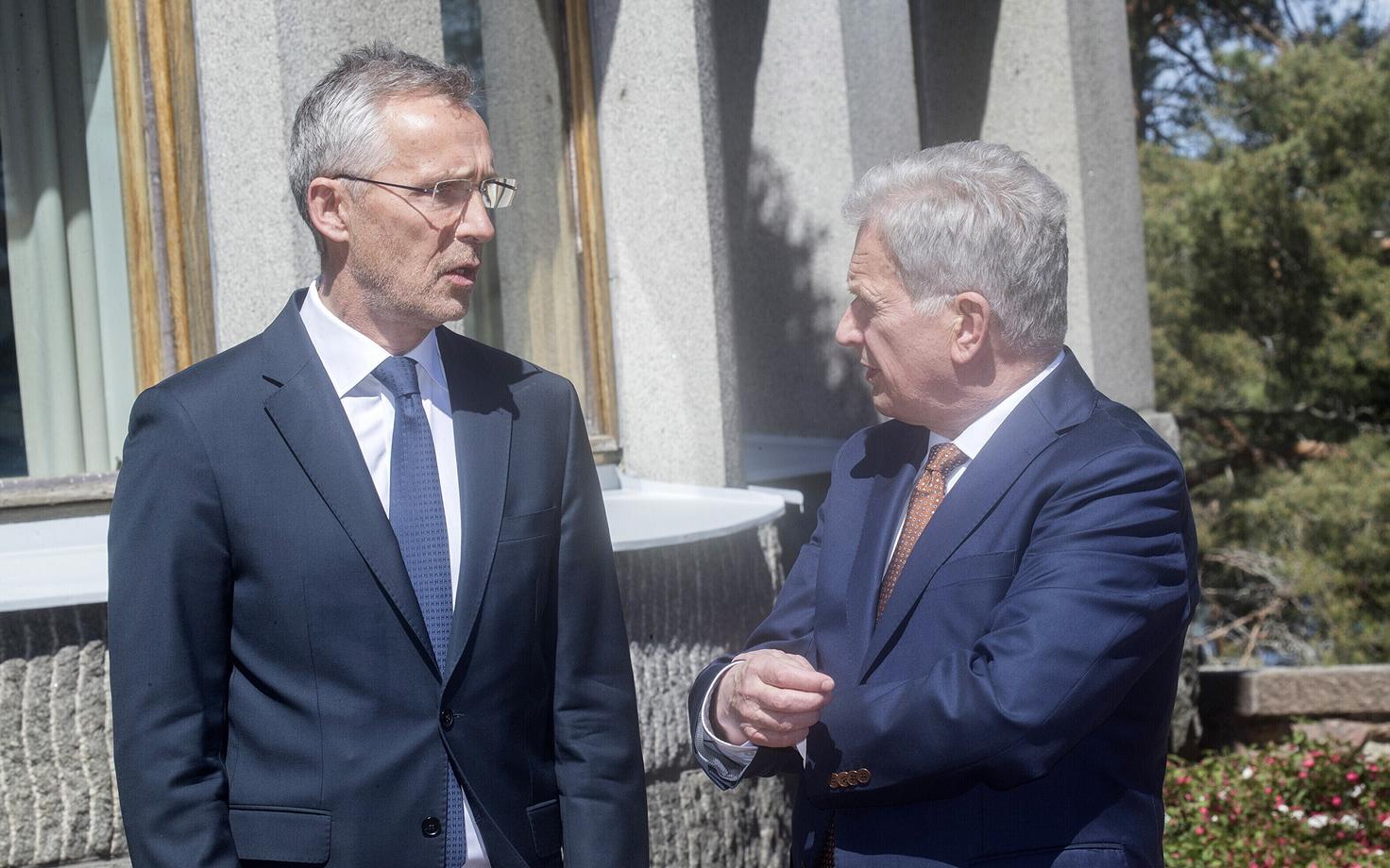 Йенс Столтенберг и Саули Ниинистё.