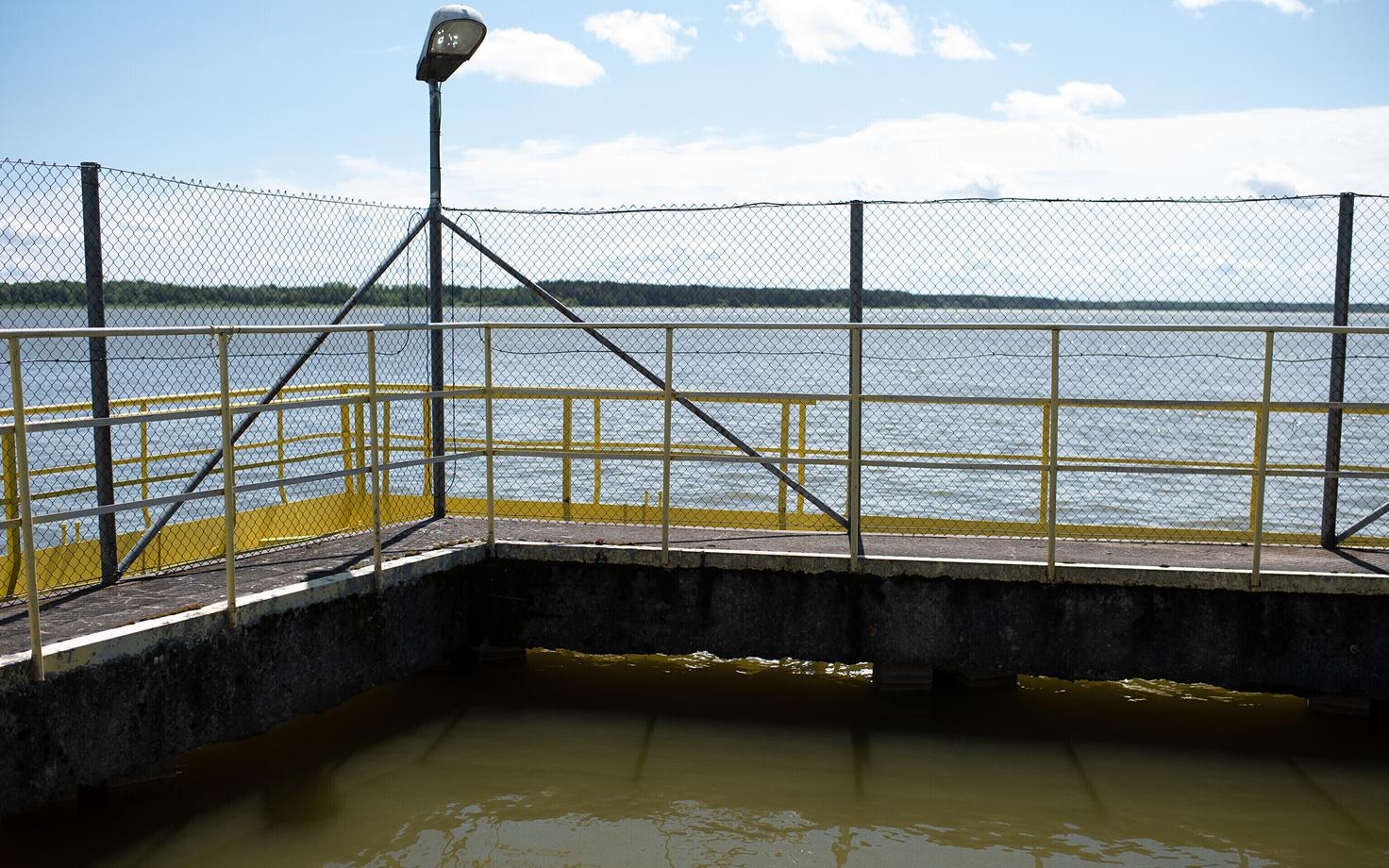 Ülemiste järv water treatment facility.