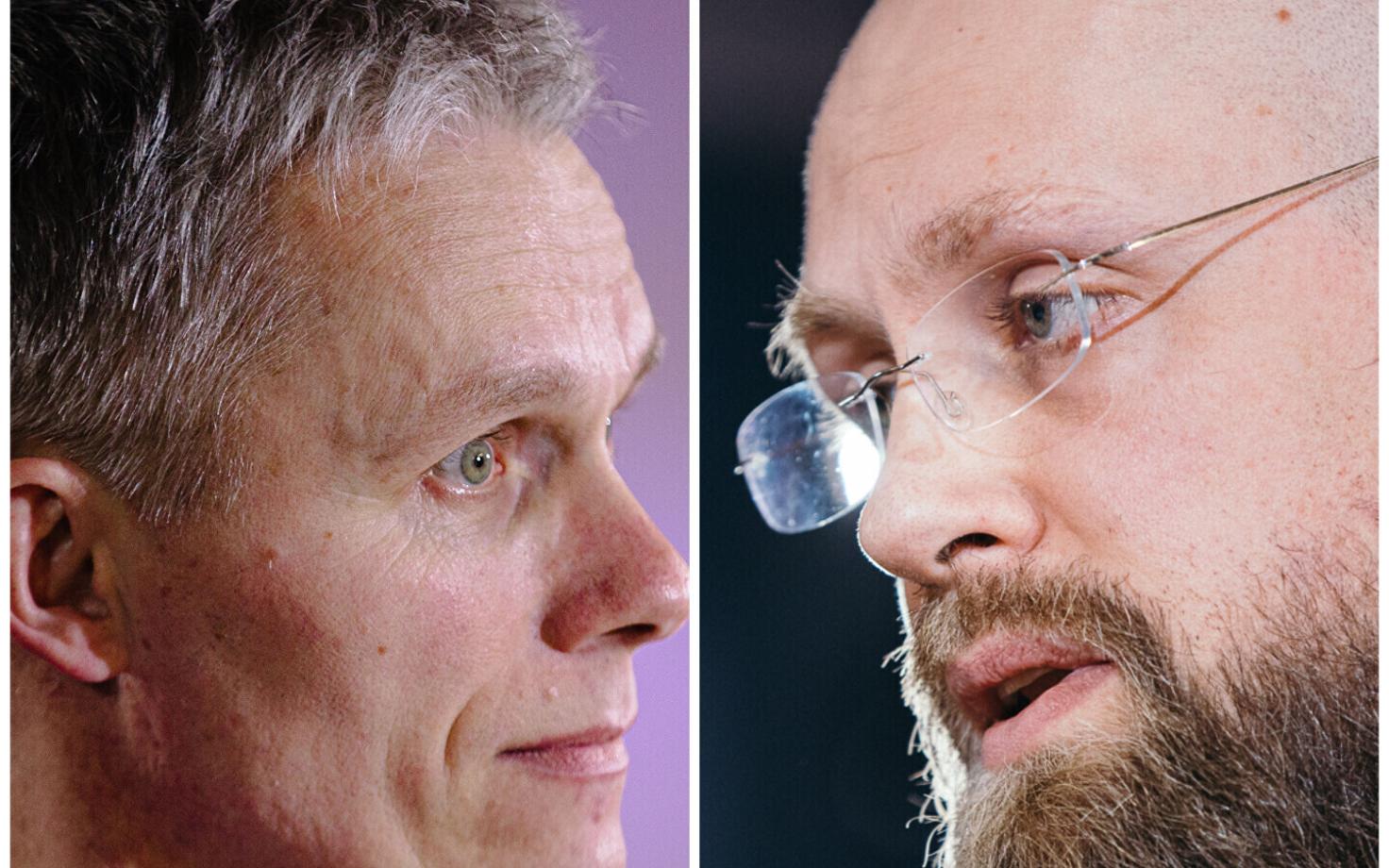 SALK co-founder Tarmo Jüristo (left) and SAPTK director Varro Vooglaid.