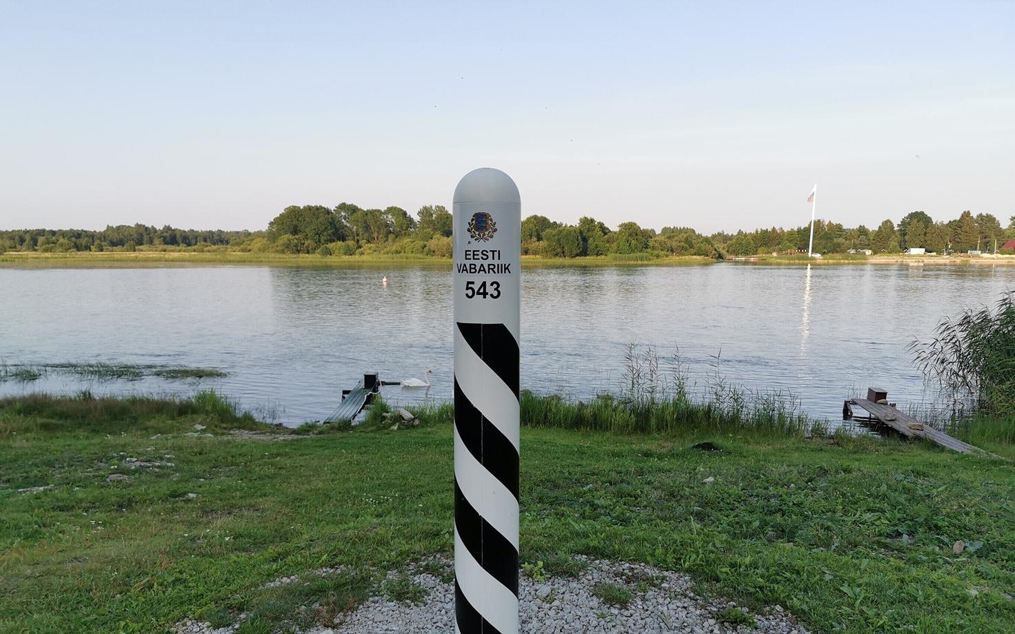 Пограничный столб.