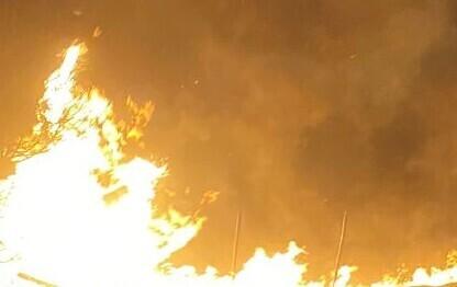 Пожар. Иллюстративная фотография.