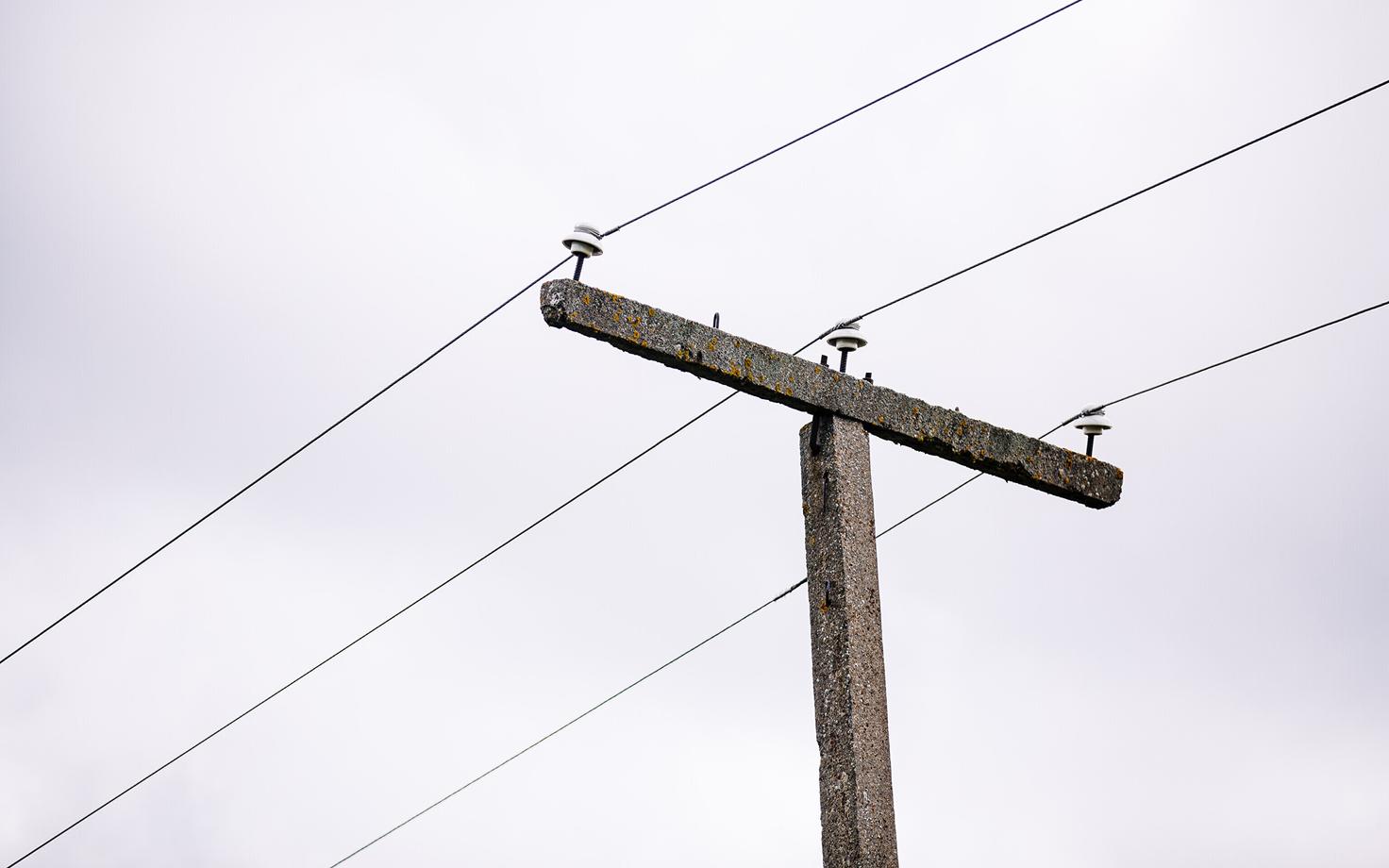 Линии электропередач.