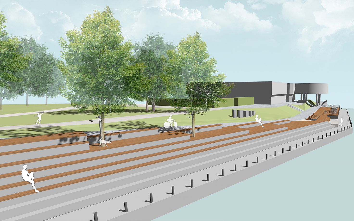 Эскиз променада.