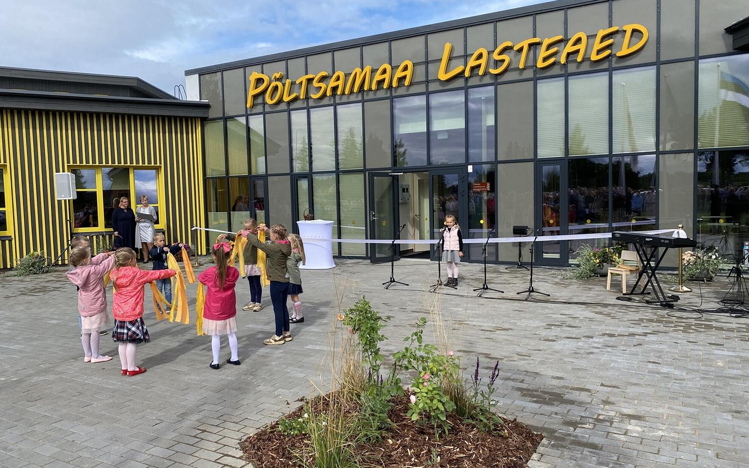 Новый детский сад в Пыльтсамаа.