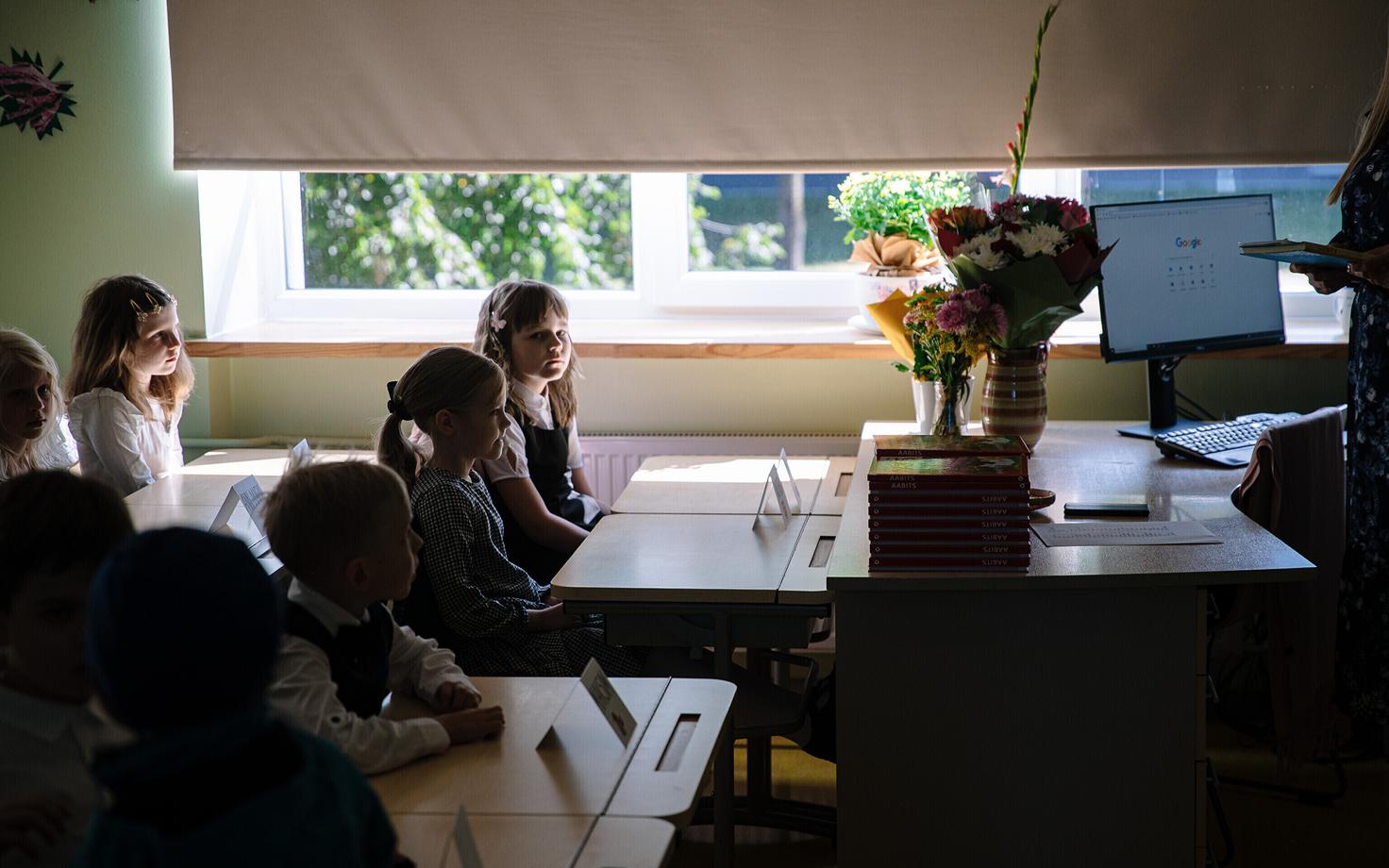 September 1 2022 at the Kristiine High School and the Freedom School (Vabaduse Kool), both in Tallinn.