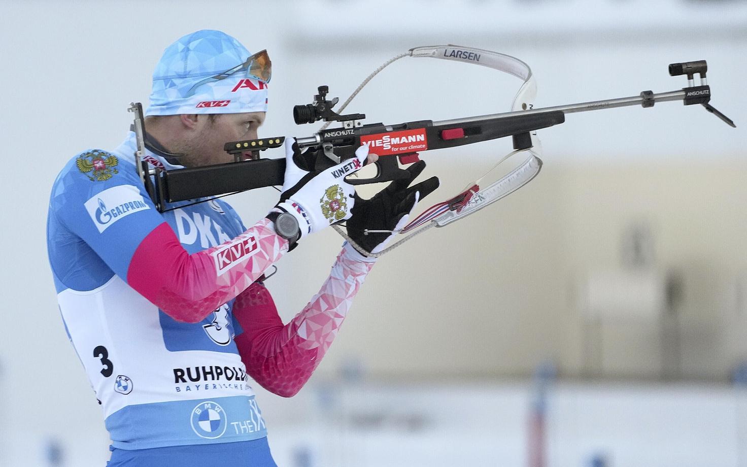 Российский биатлонист Карим Халили.