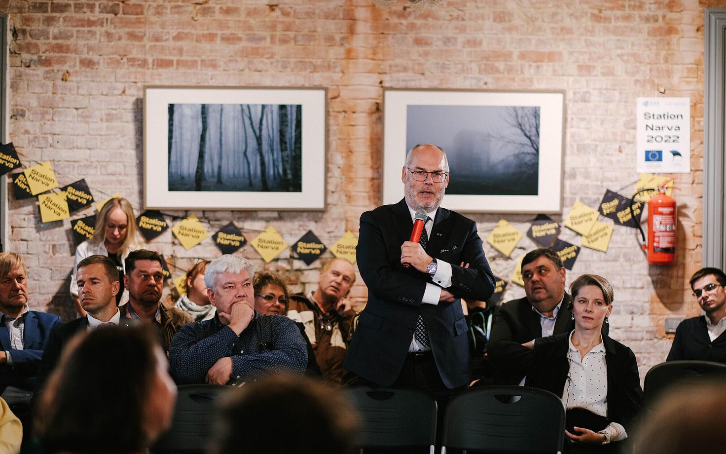 Алар Карис в Нарве.