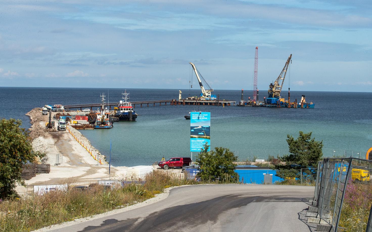 Строительство СПГ-терминала в Палдиски.