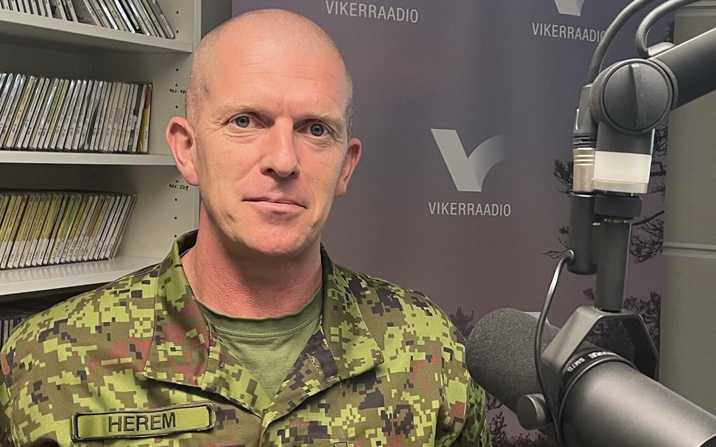 Commander of the Estonian Defense Forces (EDF) Lieutenant General Martin Herem