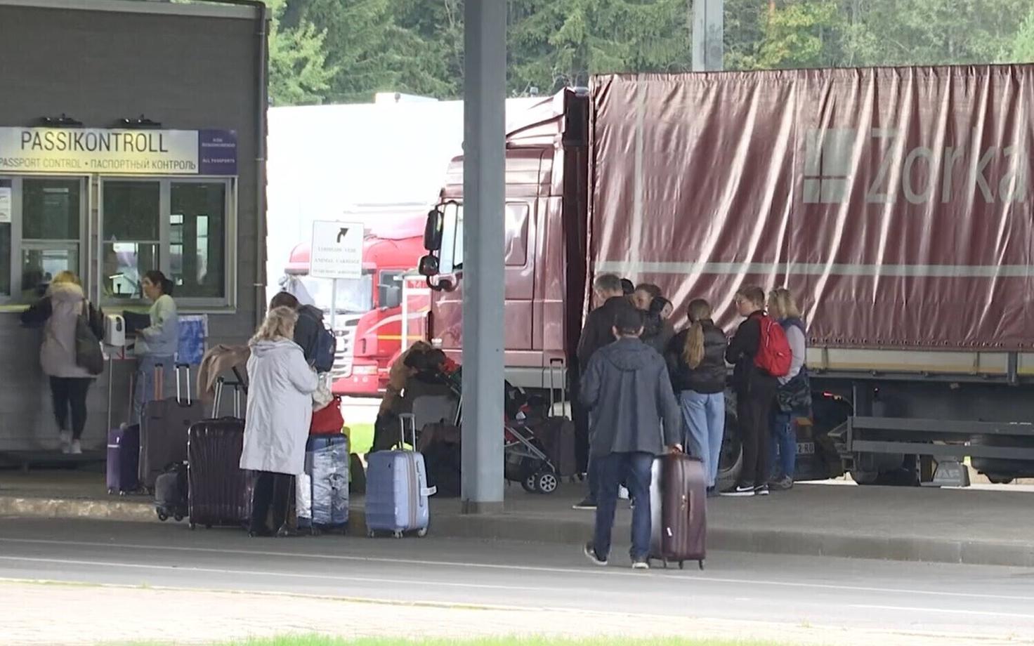 Пограничный пункт Лухамаа.