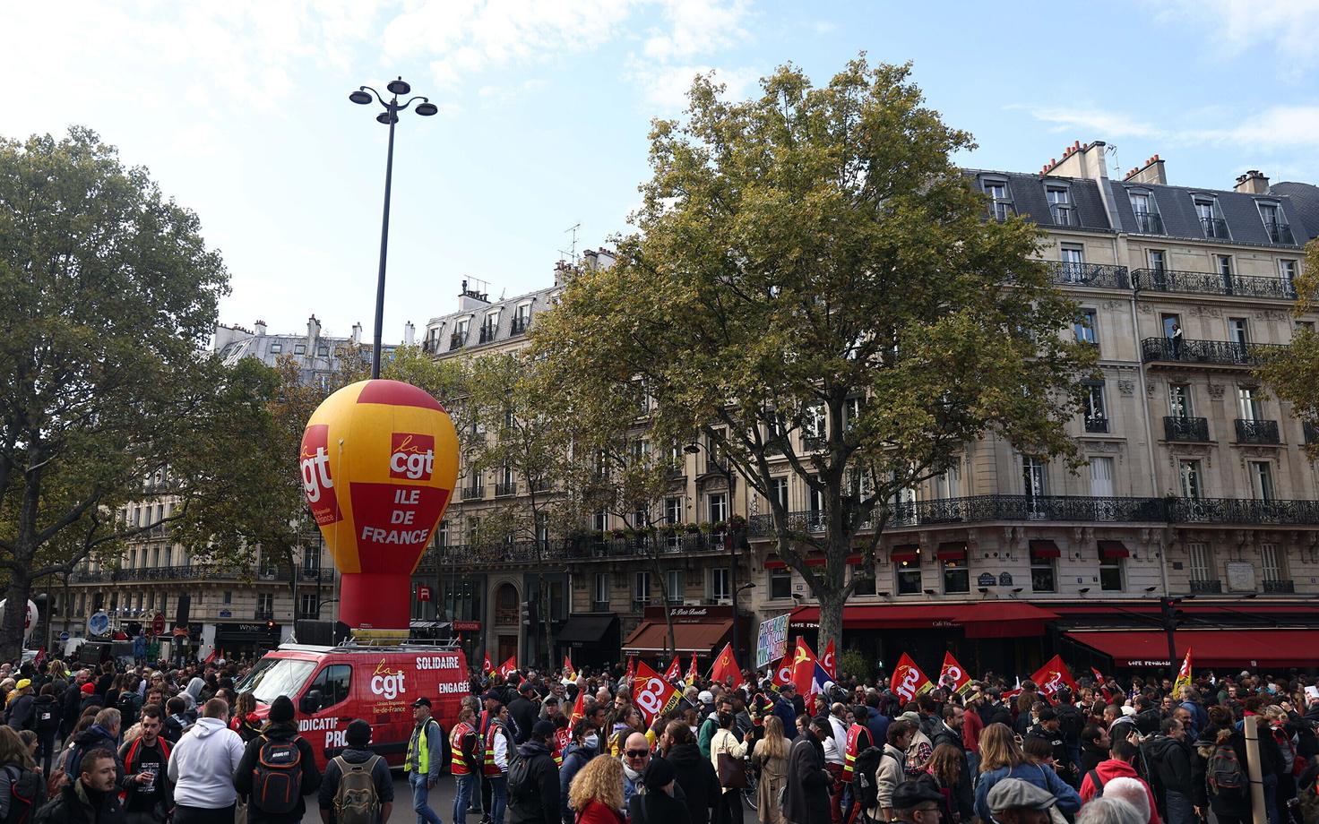 Протесты во Франции.
