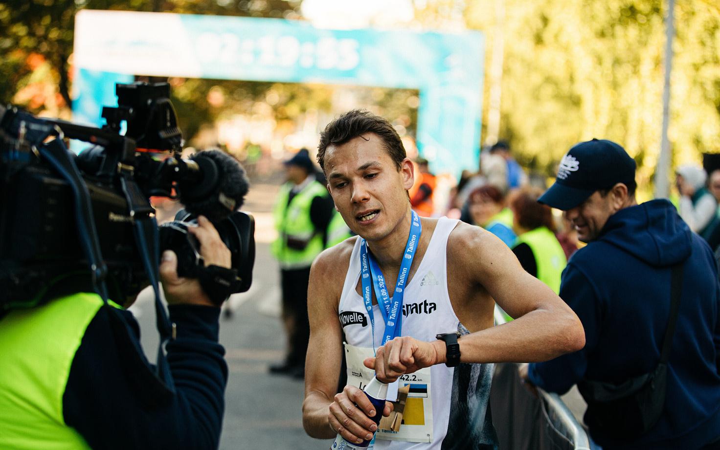 Стипендию получит и победитель Таллиннского марафона Леонид Лацепов.