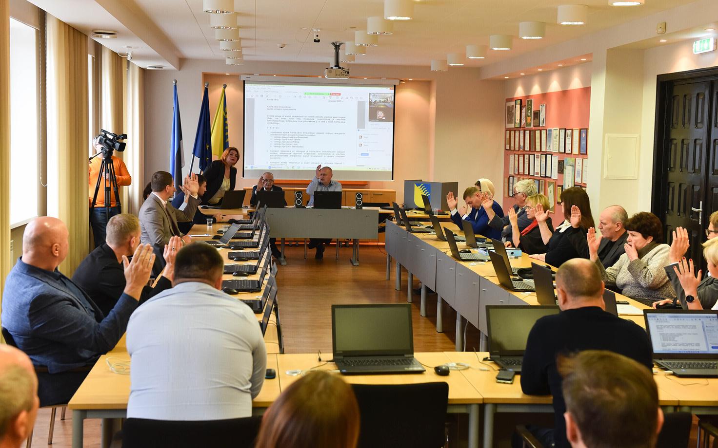 Заседание Кохтла-Ярвеского горсобрания, 17 октября.