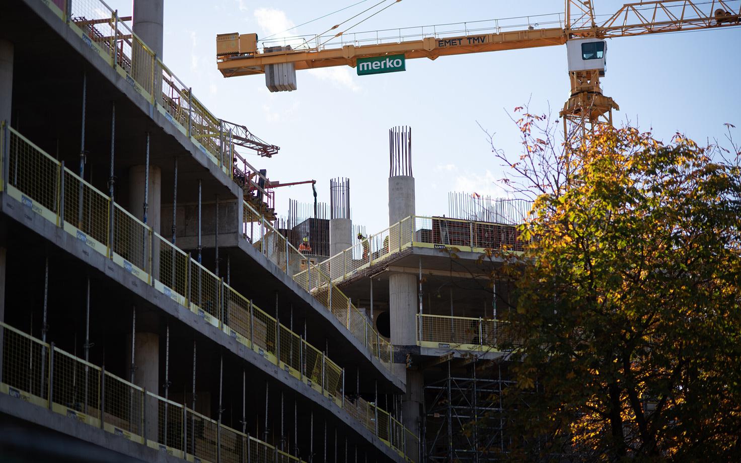 Строительство. Иллюстративная фотография.