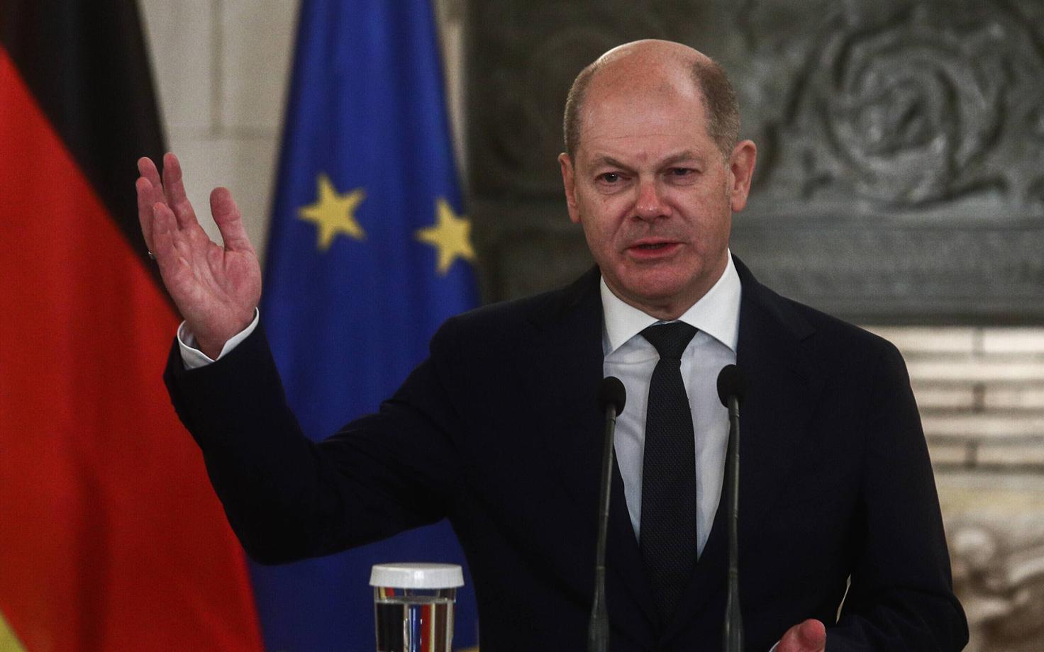 Канцлер Германии Олаф Шольц.