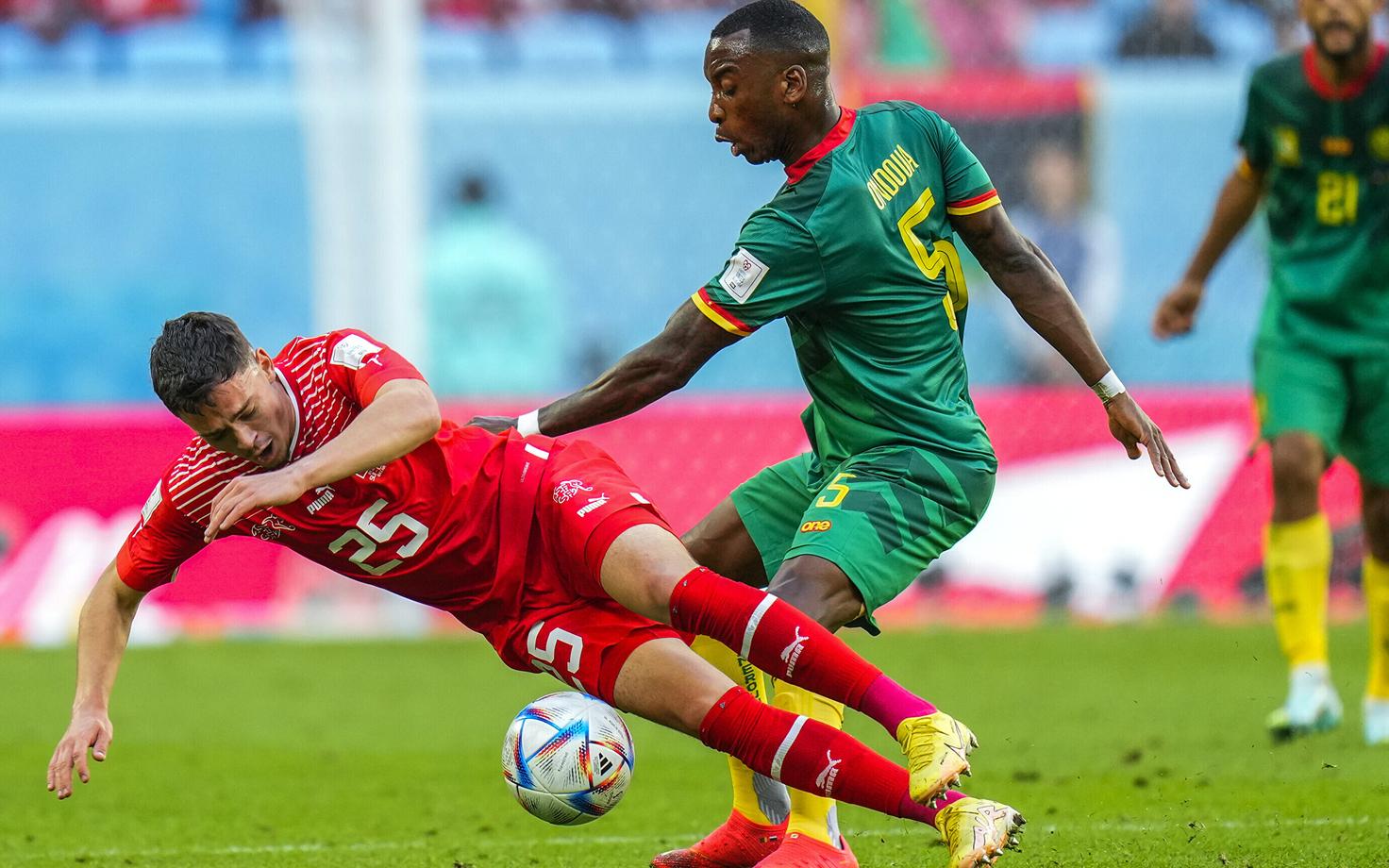 Gael Ondoua jalgpalli MM-il mängus Šveitsi vastu