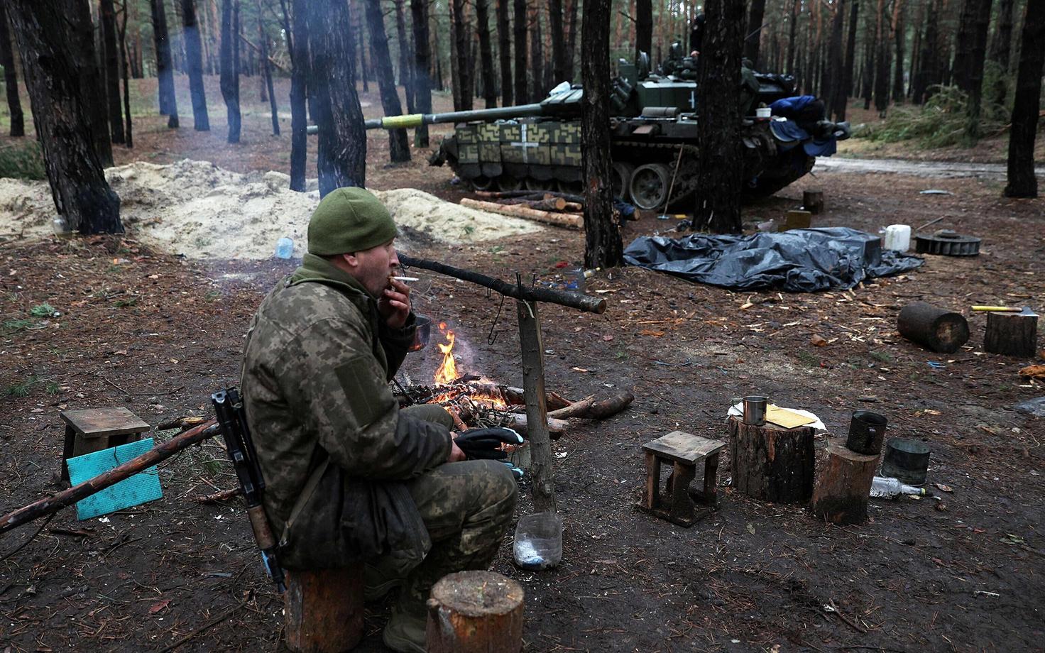 Украинский солдат в Харьковской области, суббота, 26 ноября.