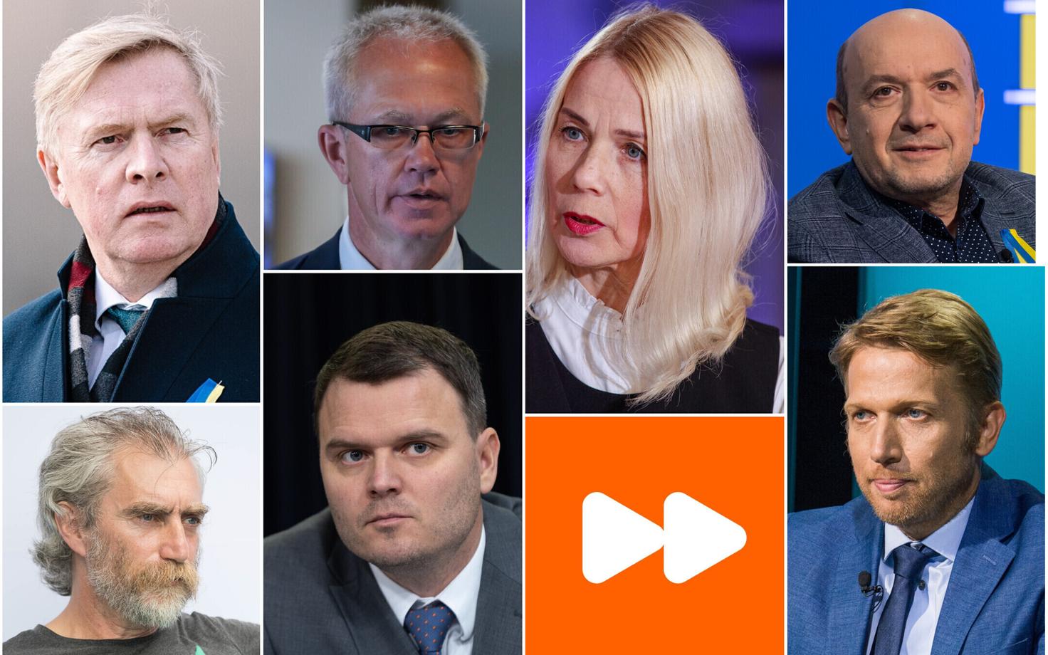 Потенциальные и определившиеся первые номера в избирательном округе Хийумаа, Ляэнемаа и Сааремаа.