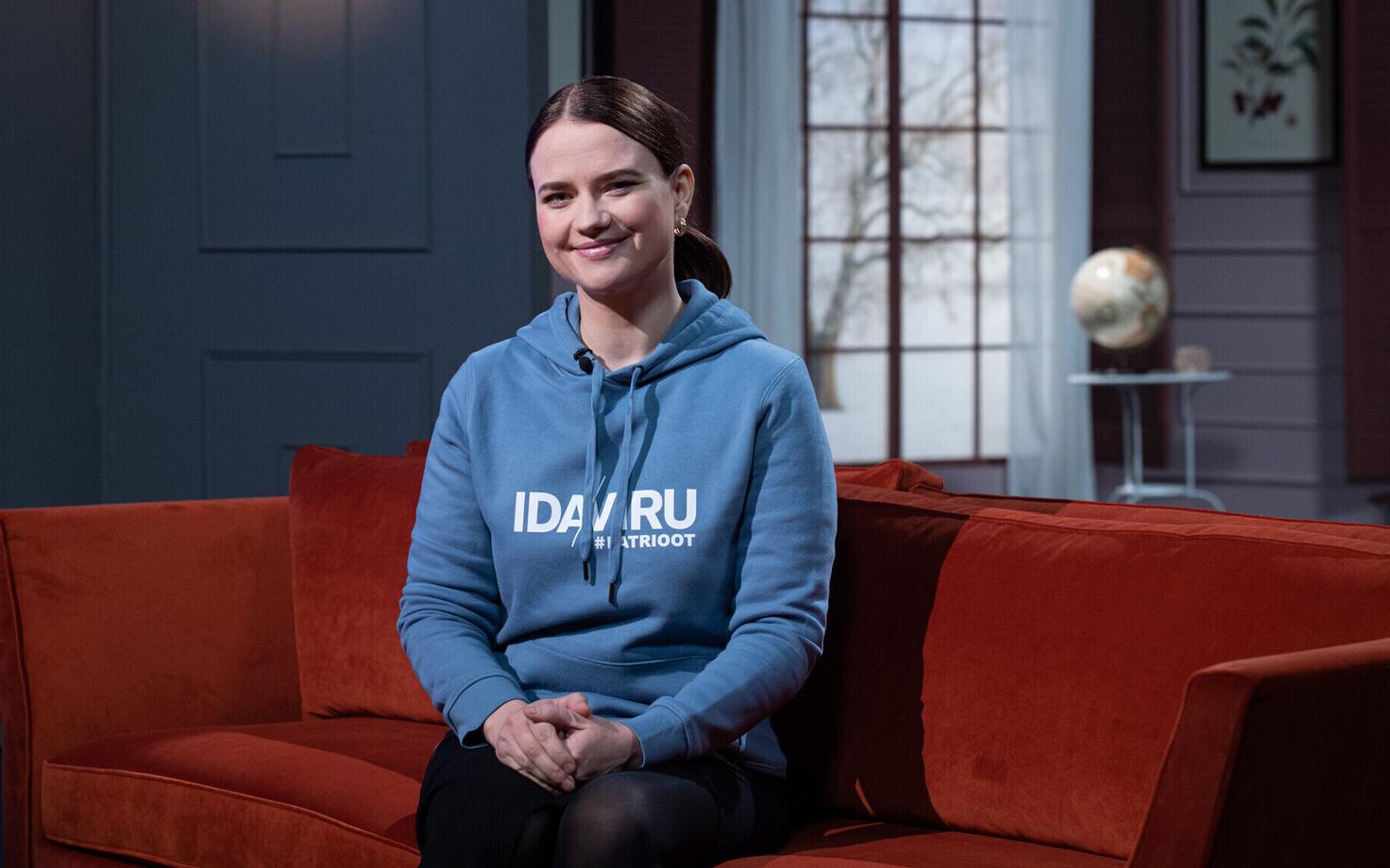 Вирве Линдер в передаче Hommik Anuga.