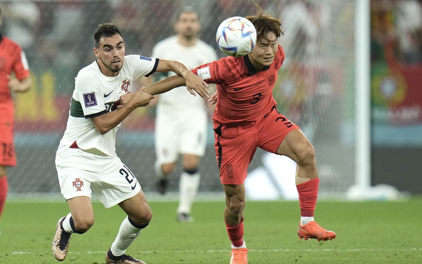Участники 1/8 финала Португалия и Южная Корея.