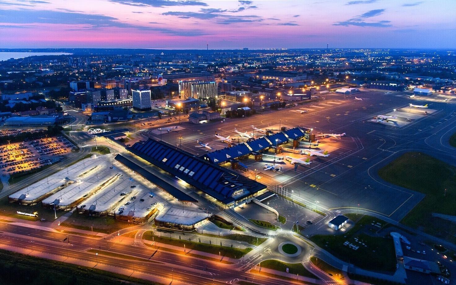 Tallinn Airport.