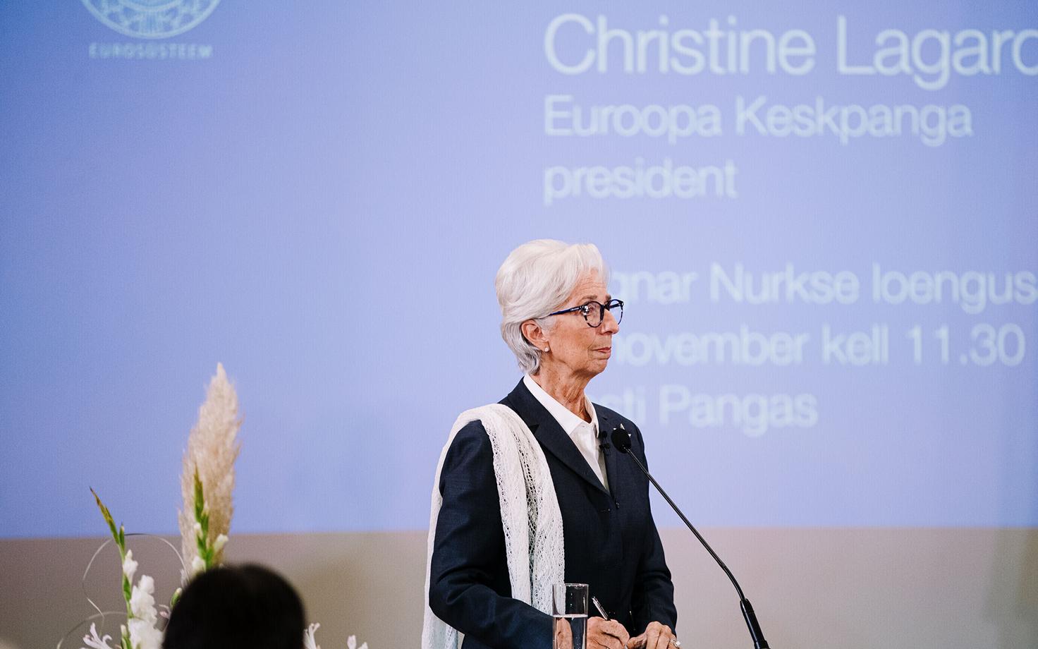 Визит Кристин Лагард в Эстонию.