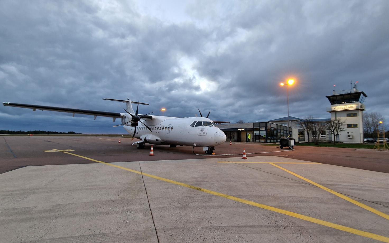 Самолет NyxAir, обслуживающий линию Таллинн – Сааремаа.
