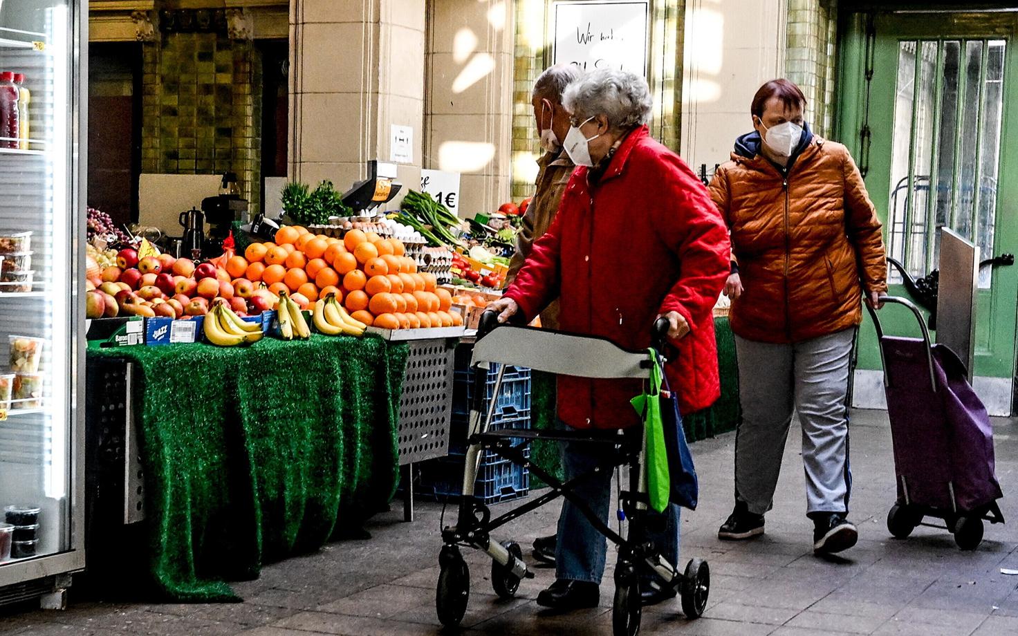 Рынок в Берлине.