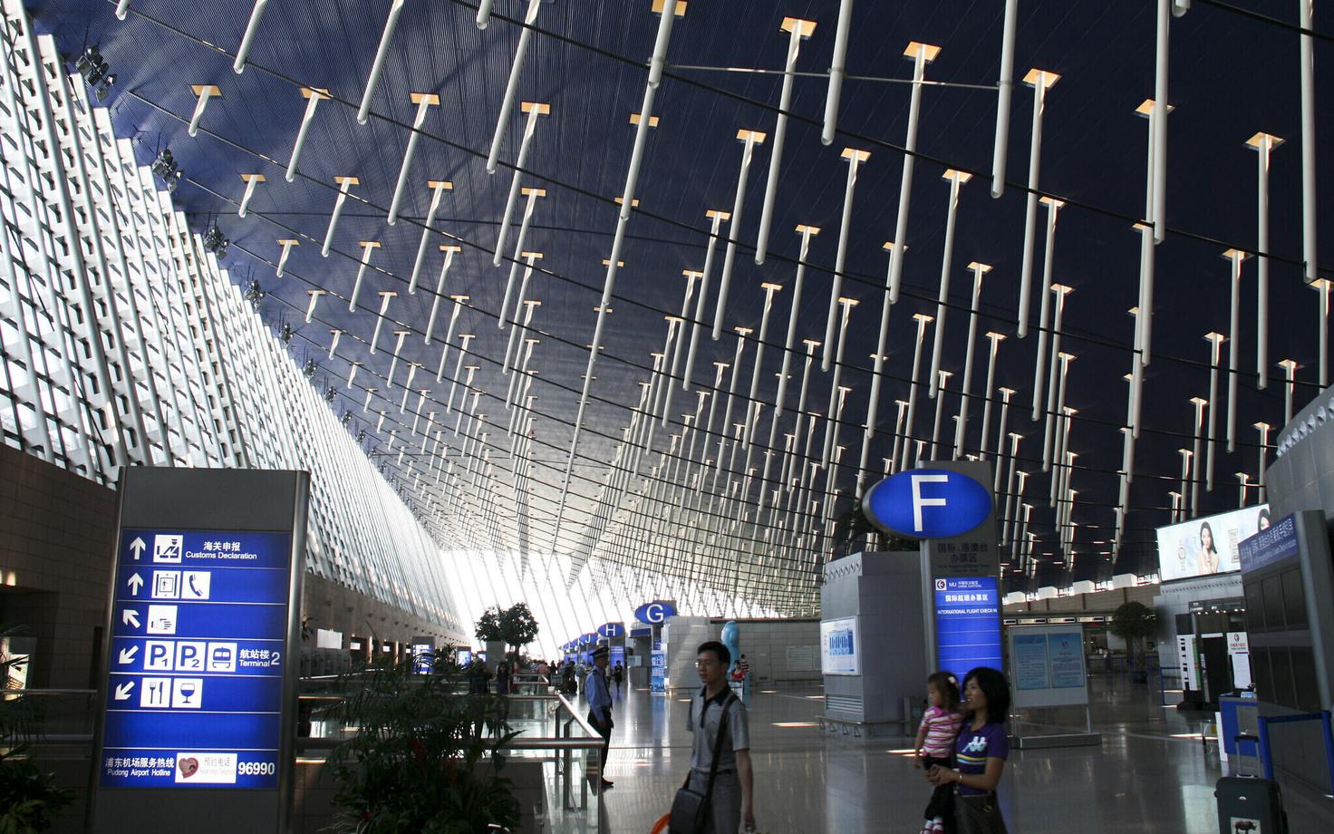 Шанхайский аэропорт.