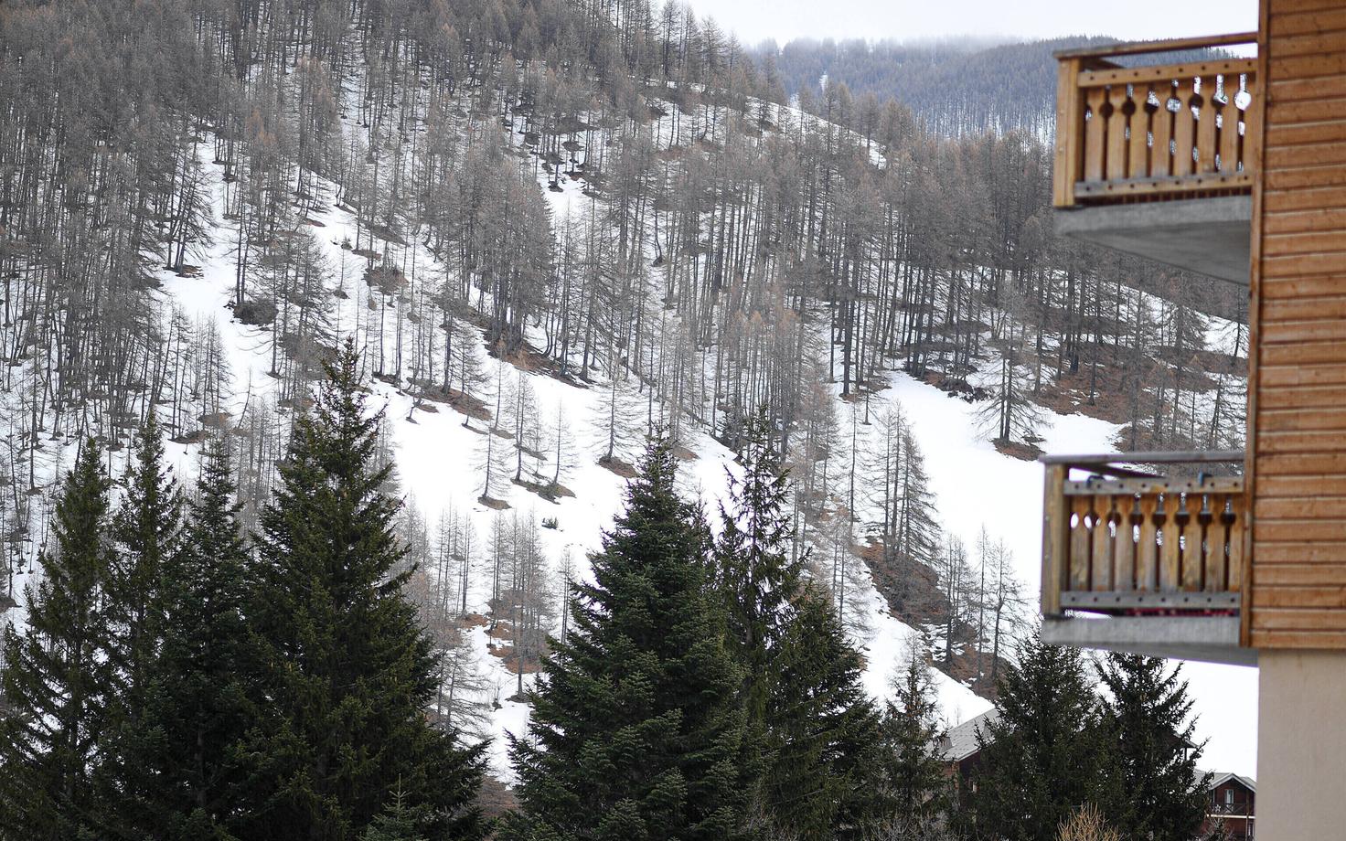 Горнолыжный курорт во Франции.