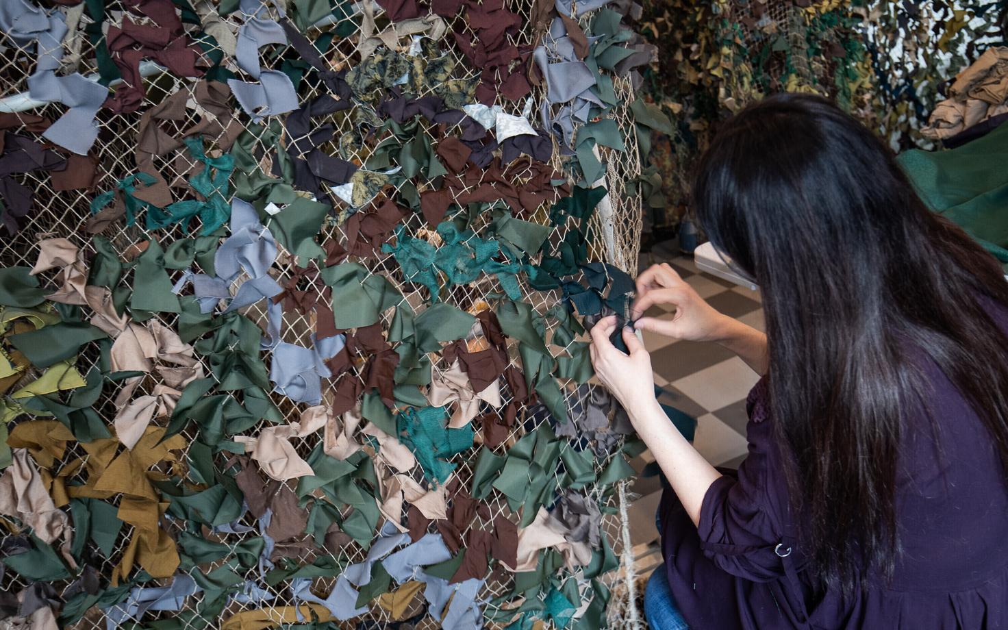 Varjevõrkude punumine