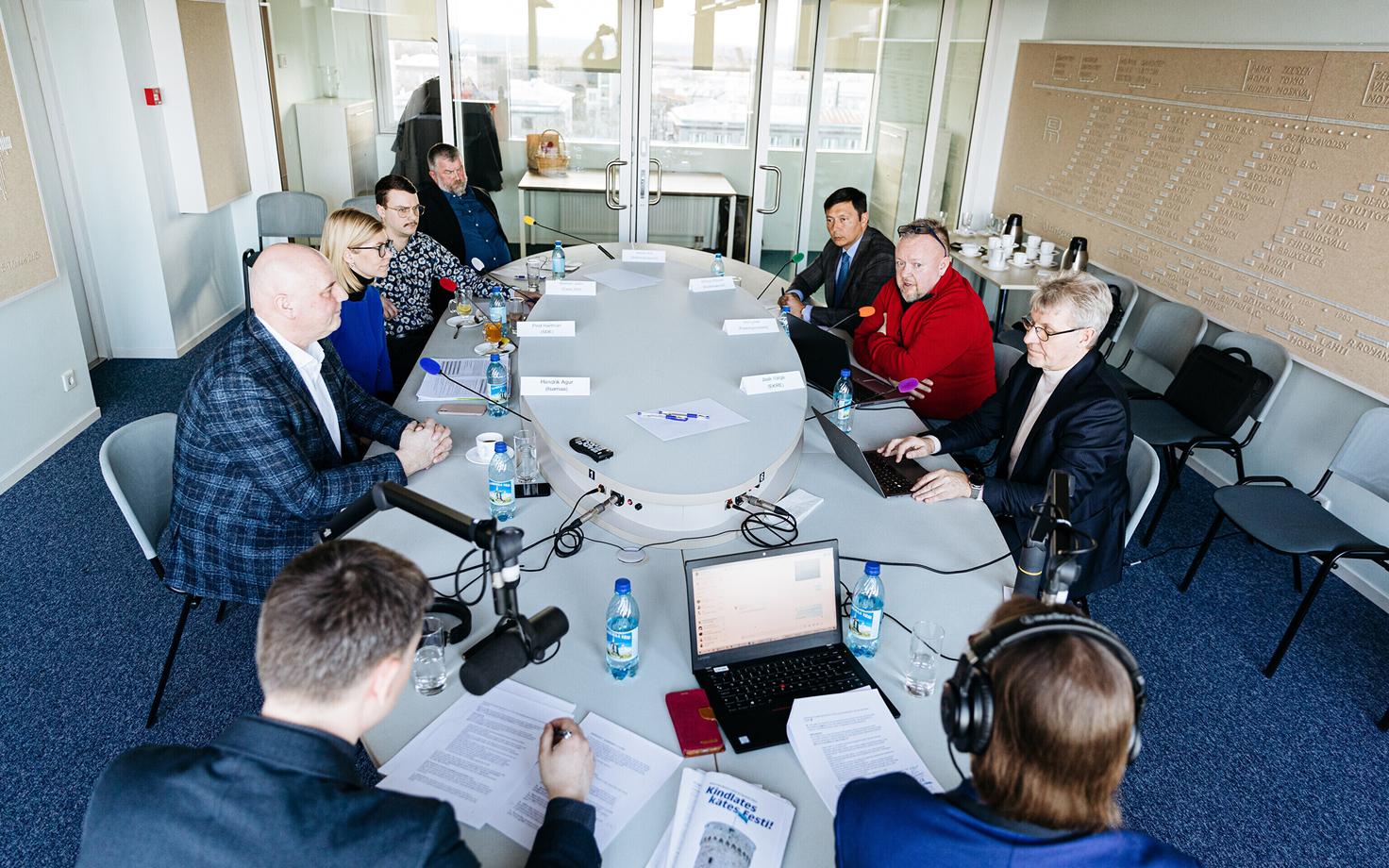 Tuesday's pre-election debate on Vikerraadio. January 31, 2023.