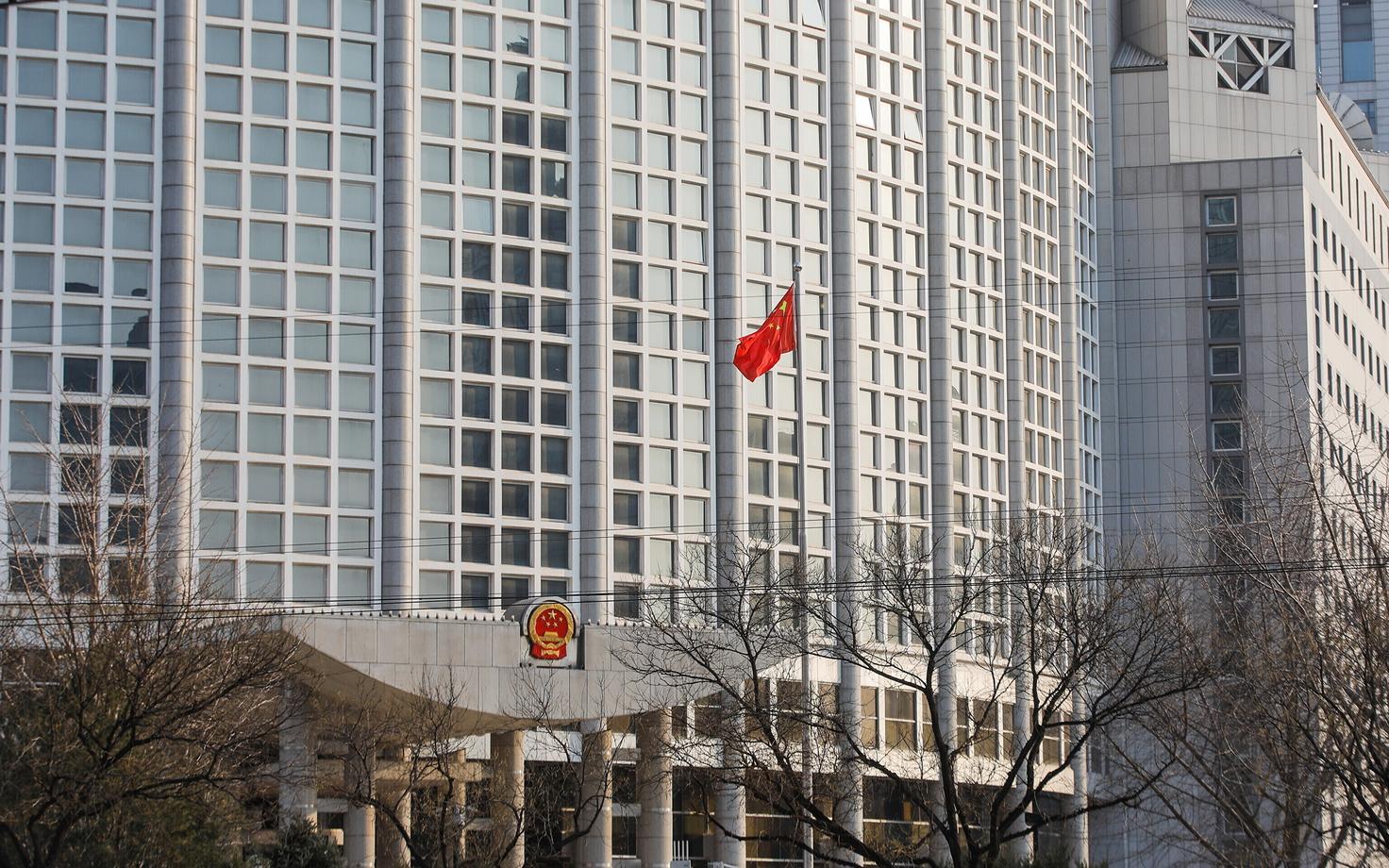 Здание Министерства иностранных дел Китая в Пекине.