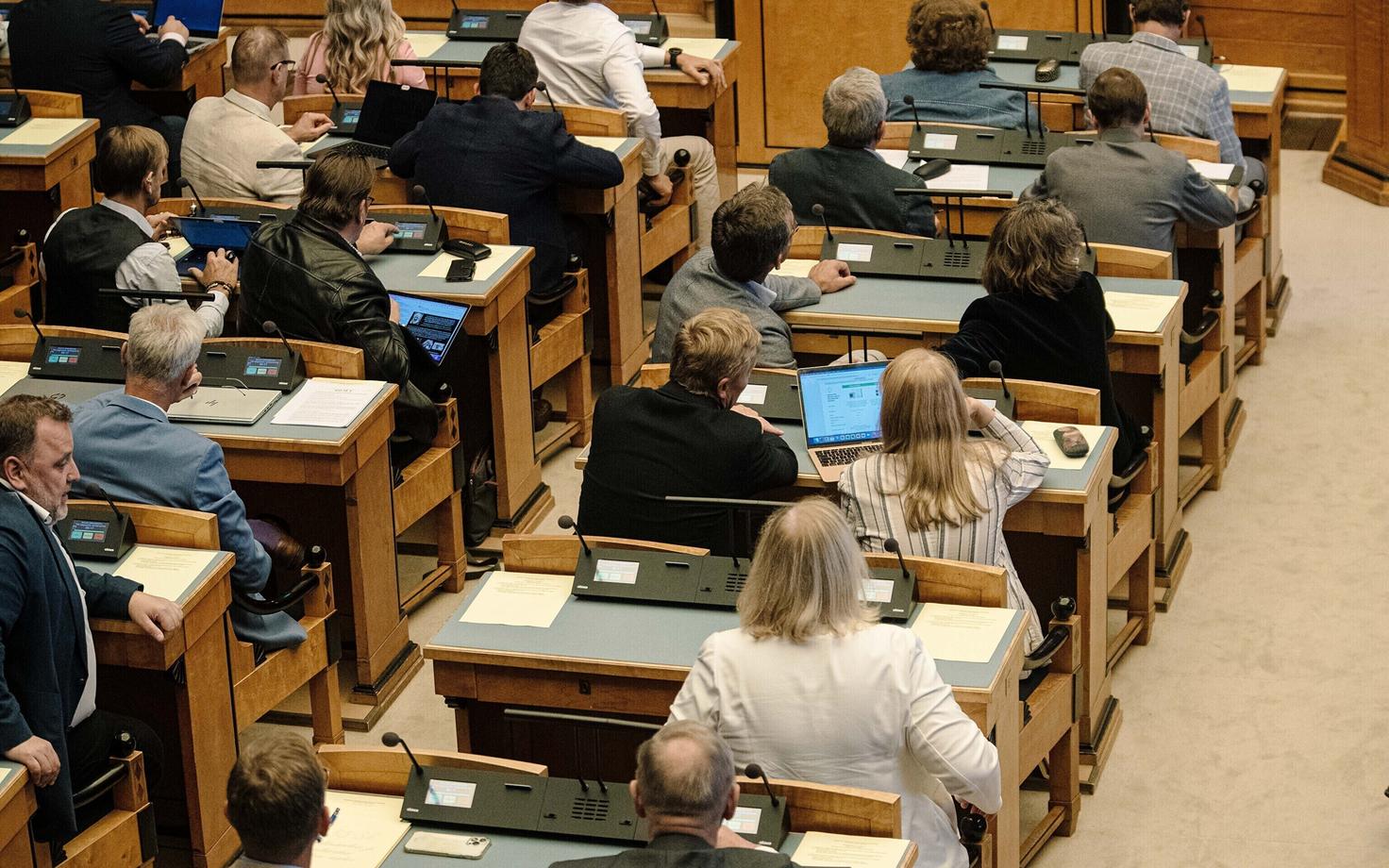 Зал заседаний Рийгикогу.