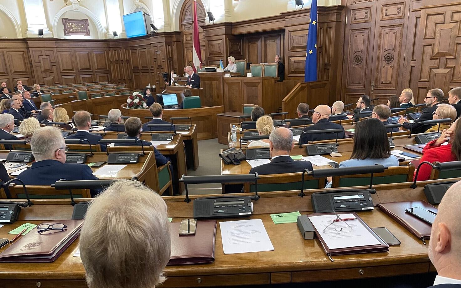 Латвийский Сейм.