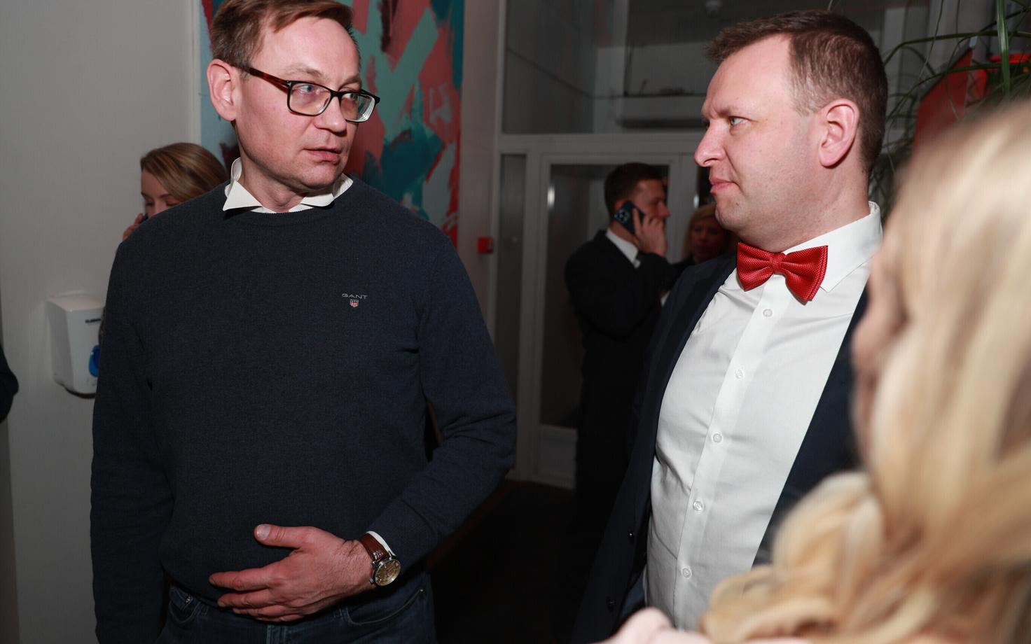 Вечеринка социал-демократов в ночь выборов.