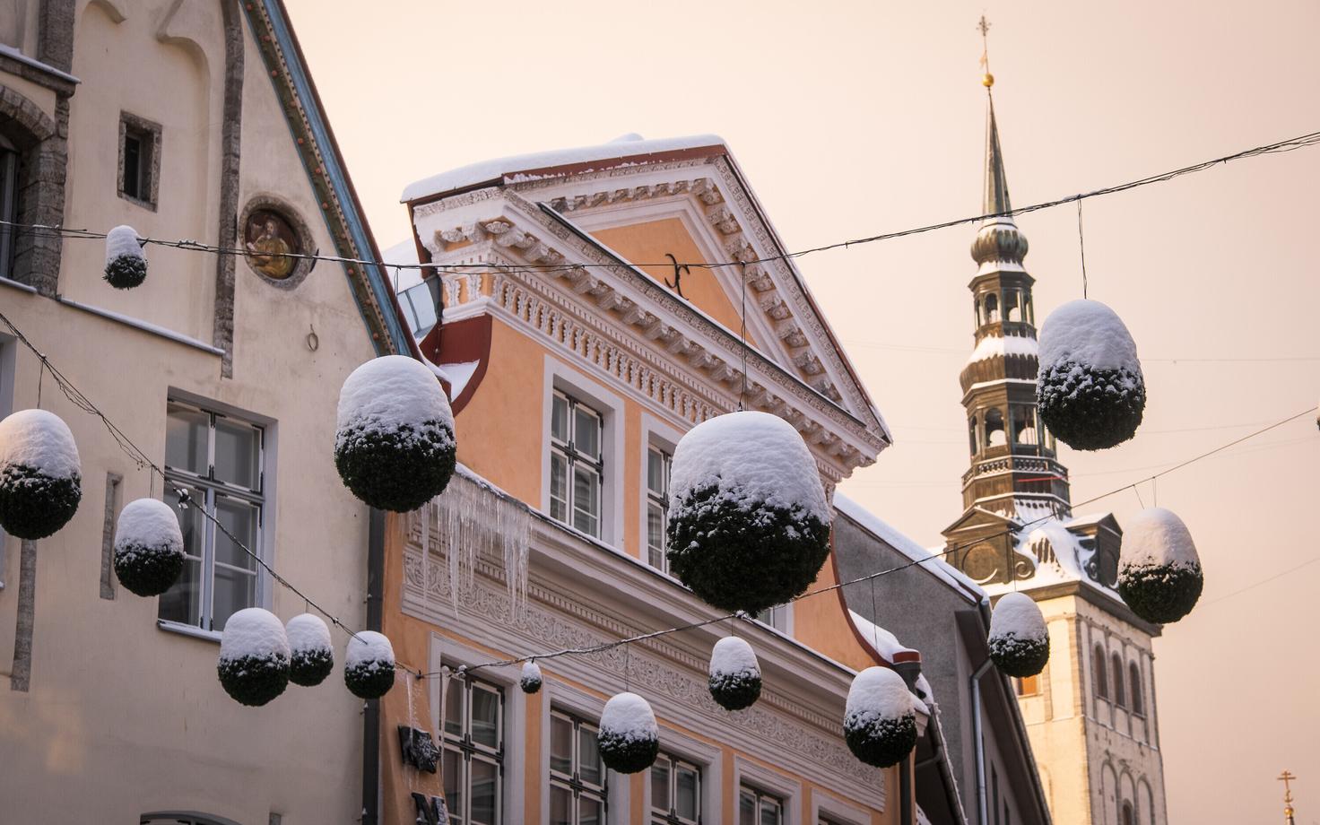 Snow in Tallinn