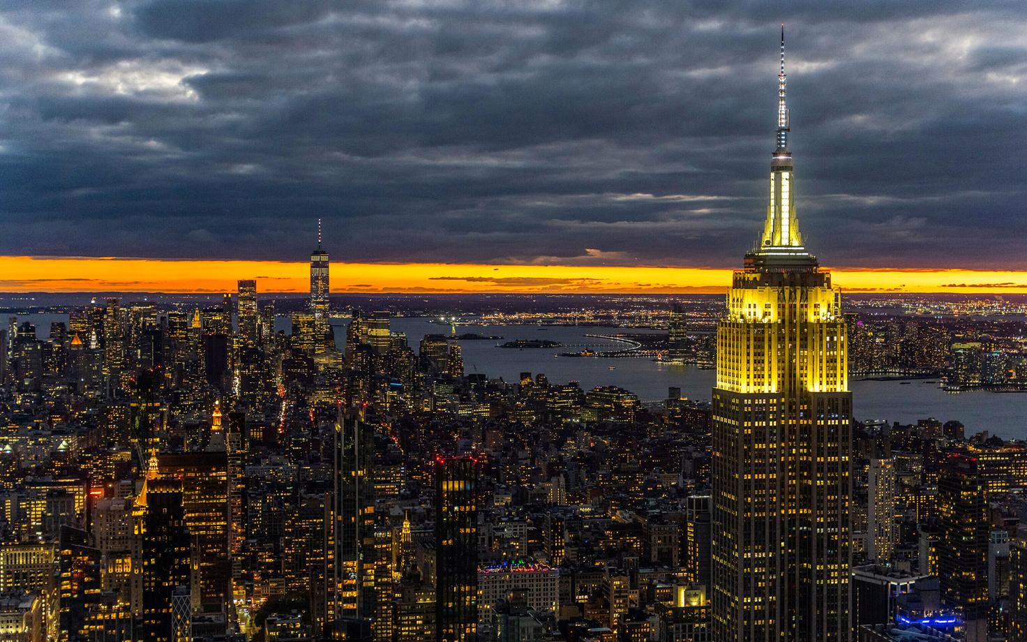 Деловой центр США Нью-Йорк.