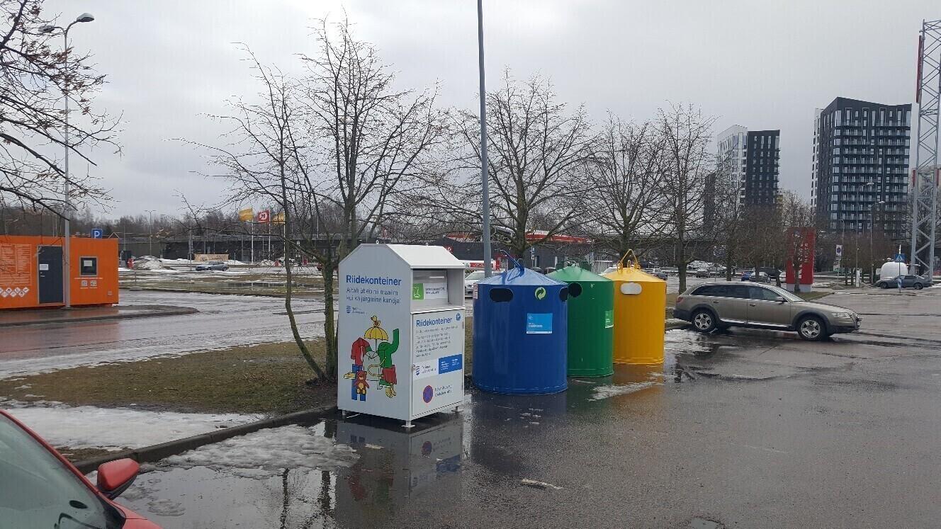 Контейнер для одежды в Хааберсти.